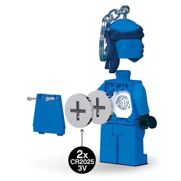 LEGO - Keychain w/LED Ninjago - Jay (4004036-LGL-KE148)