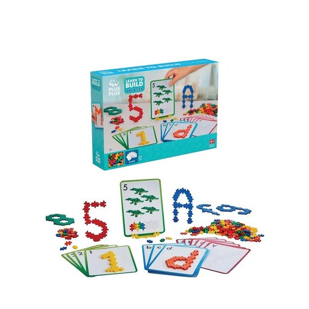 Plus Plus Learn To Build ABC & 123  - (3909)