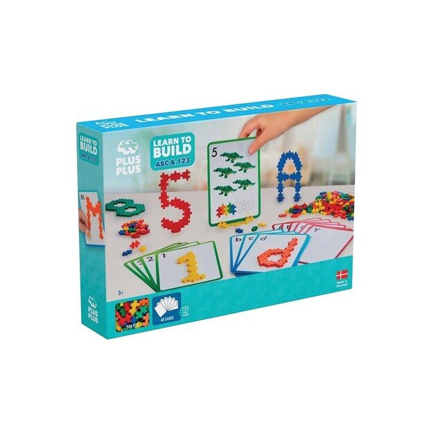 Plus Plus Learn To Build ABC & 123  - (3909)