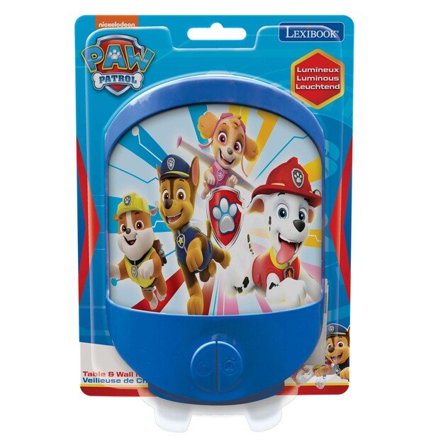 Lexibook - Paw Patrol Wall & Table Nightlight (NLJ20PA)