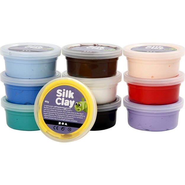 Silk Clay - Basic Colours (10 x 40 g) (79143)