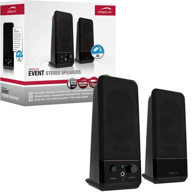 Speedlink - Event USB Powered Stereo Computer PC Speakers