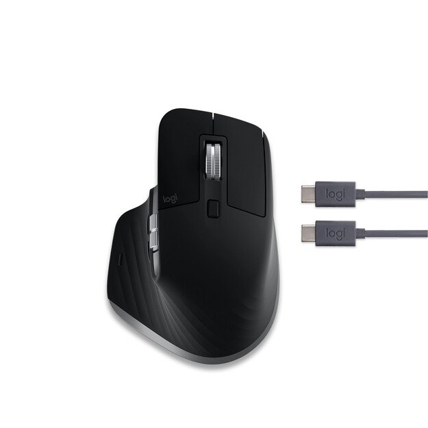 Logitech - MX Master 3S For Mac Performance Wireless Mouse - SPACE GREY