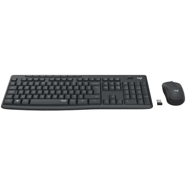 Logitech - MK295 Silent Wireless Combo Keyboad & Mouse set - Nordic Layout