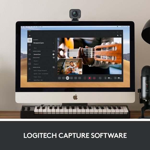 Logitech - STREAMCAM Graphite