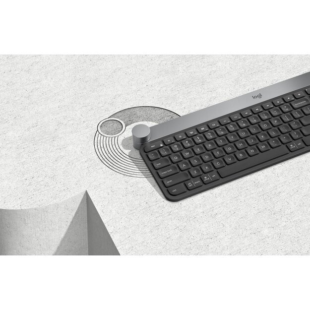 Logitech - Craft Advanced keyboard with creative input dial - Nordic Layout