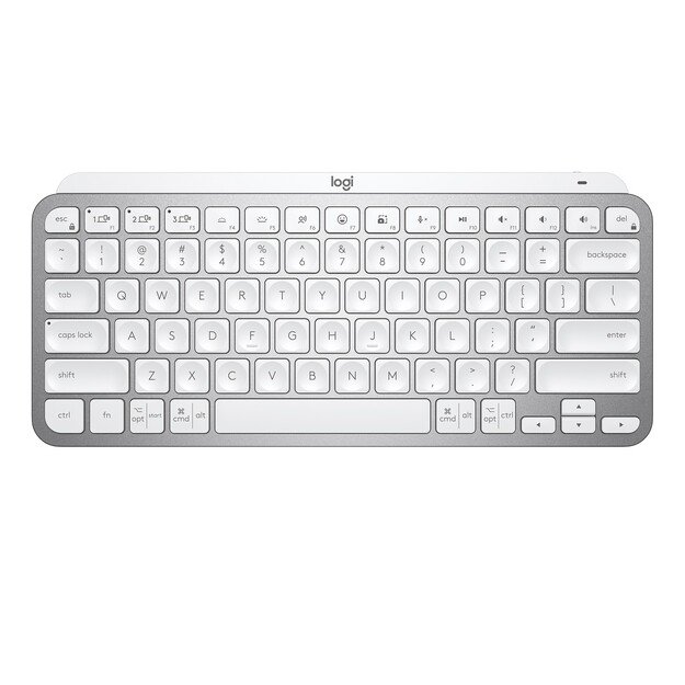 Logitech - MX Keys Mini Minimalist Wireless Illuminated Keyboard - Nordic Layout