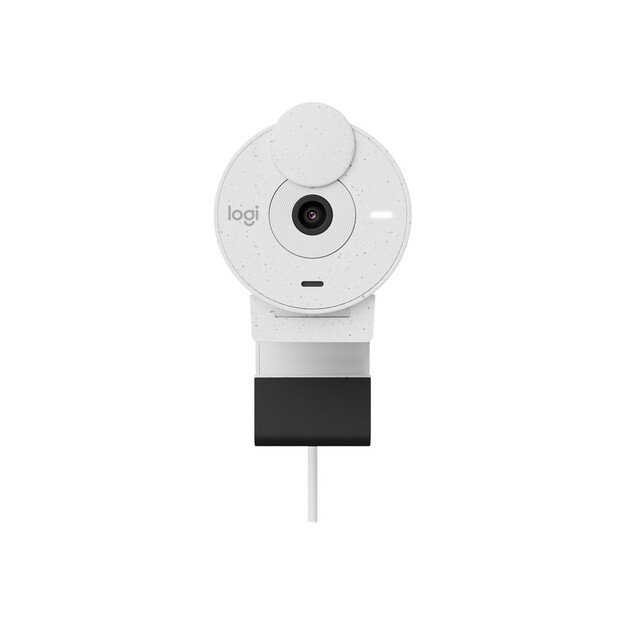 Logitech - Brio 300 Full HD webcam, Off-white