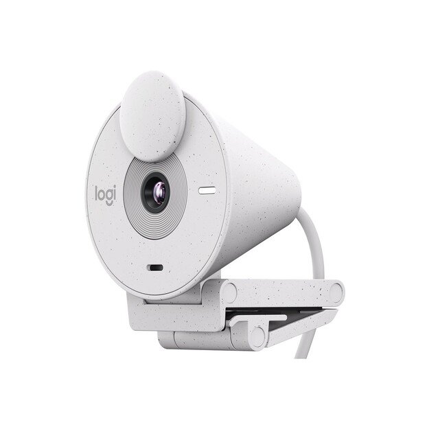 Logitech - Brio 300 Full HD webcam, Off-white