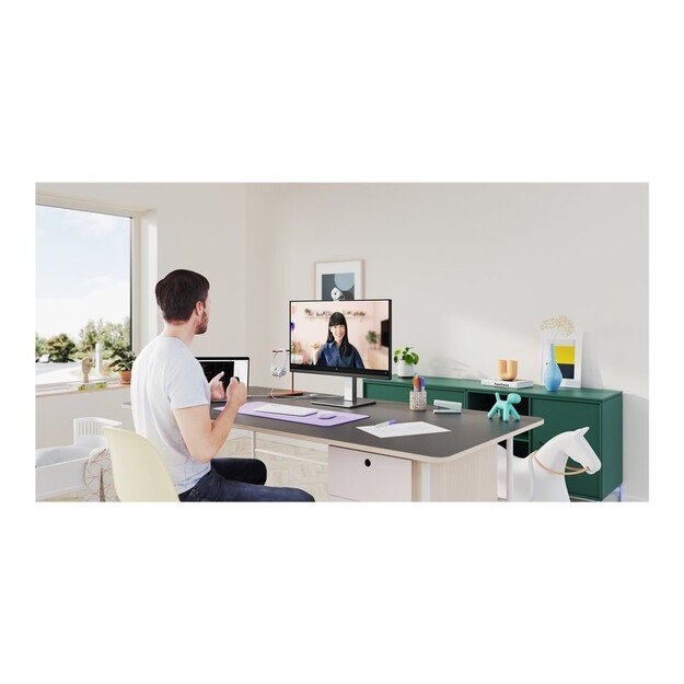 Logitech - Brio 300 Full HD webcam, Off-white