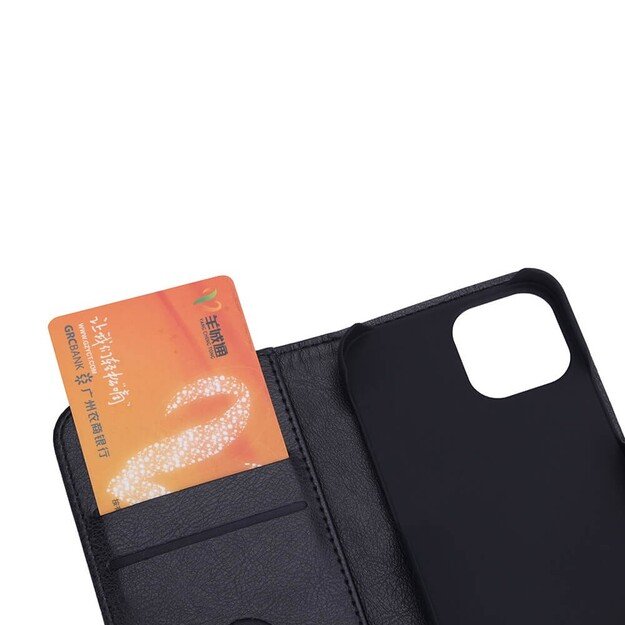 RadiCover - Radiationprotected Mobilewallet iPhone - iPhone 13 Mini Flipcover Black