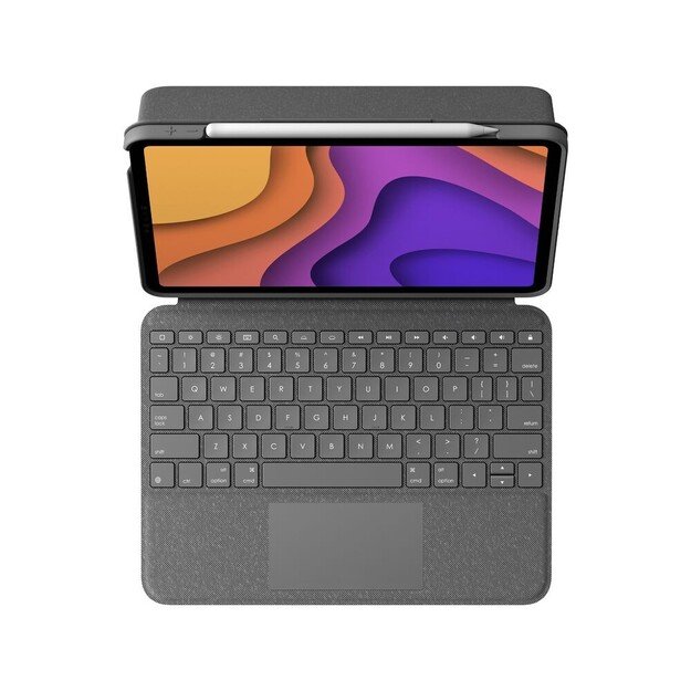 Logitech - Folio Touch for iPad Air (4th generation) - OXFORD GREY - Nordic