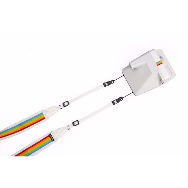 Polaroid - Camera Strap Flat For Polaroid Cameras - Rainbow White