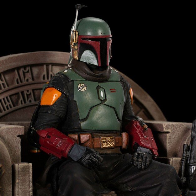 Star Wars - Boba Fett on Throne Statue Delux Art Scale 1/10