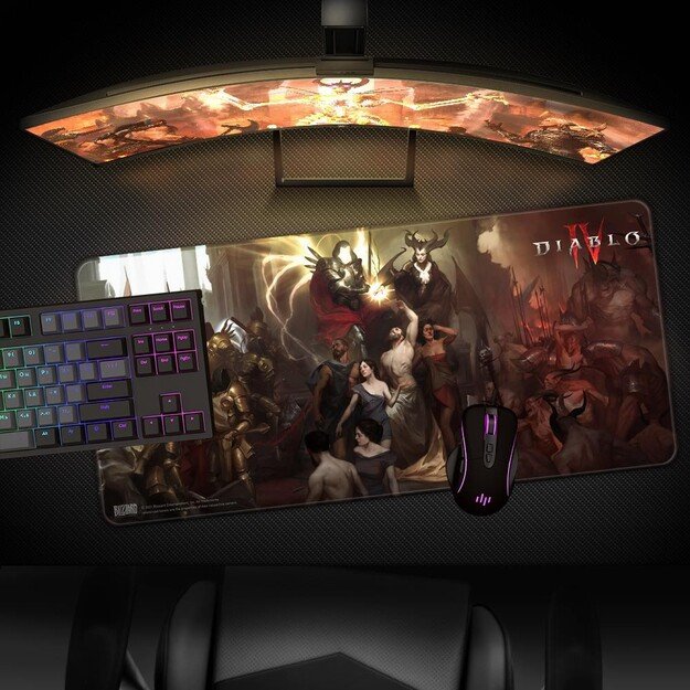 Diablo IV - Inarius and Lilith mousepad  XL