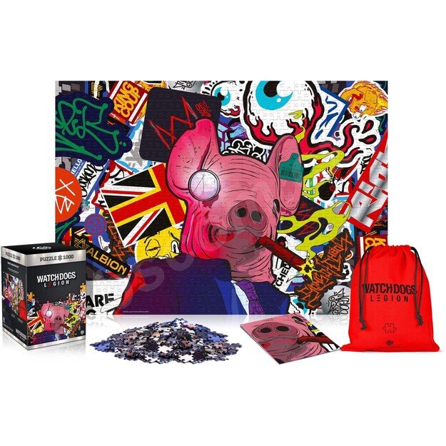 WATCH DOGS LEGION: PIG MASK PUZZLES 1000 pcs