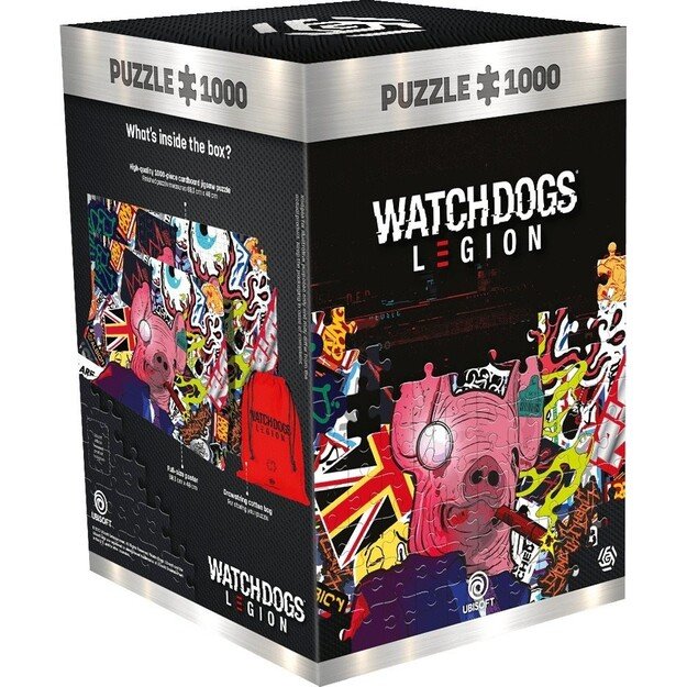 WATCH DOGS LEGION: PIG MASK PUZZLES 1000 pcs