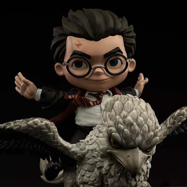 Harry Potter and Buckbeak Figure