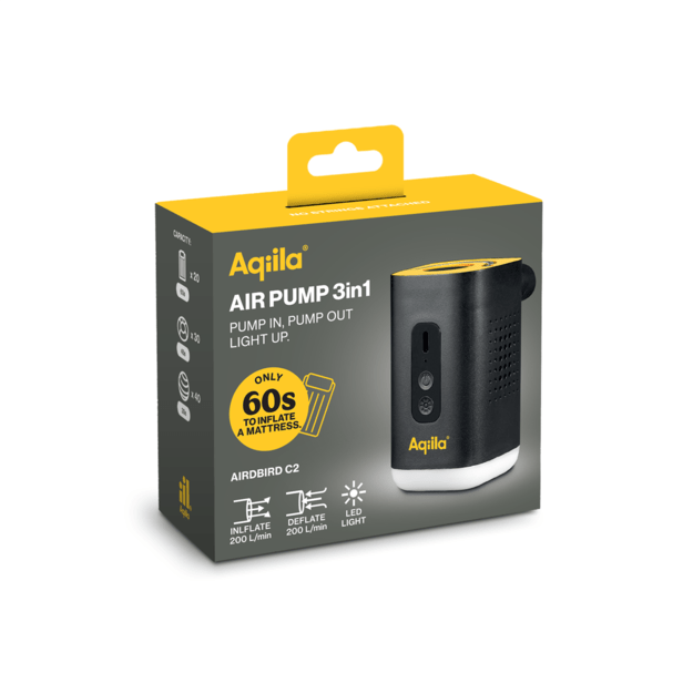 Aqiila - Airbird C2 - Air pump 3in1