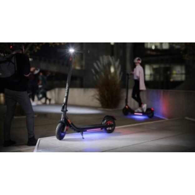 Sharp - Electric Scooter with LED light footplate - Black