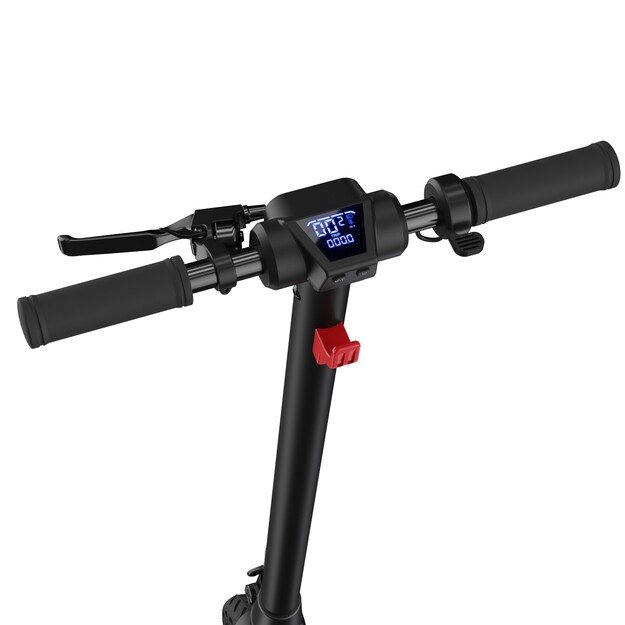 Sharp - Electric Scooter with LED light footplate - Black