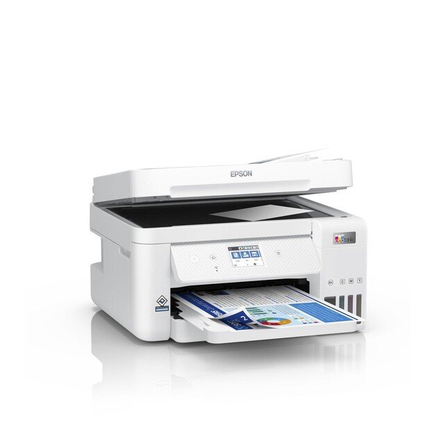 Epson - EcoTank ET-4856 White Multifunction printer