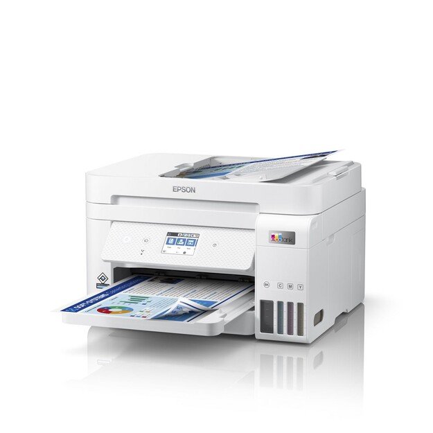 Epson - EcoTank ET-4856 White Multifunction printer