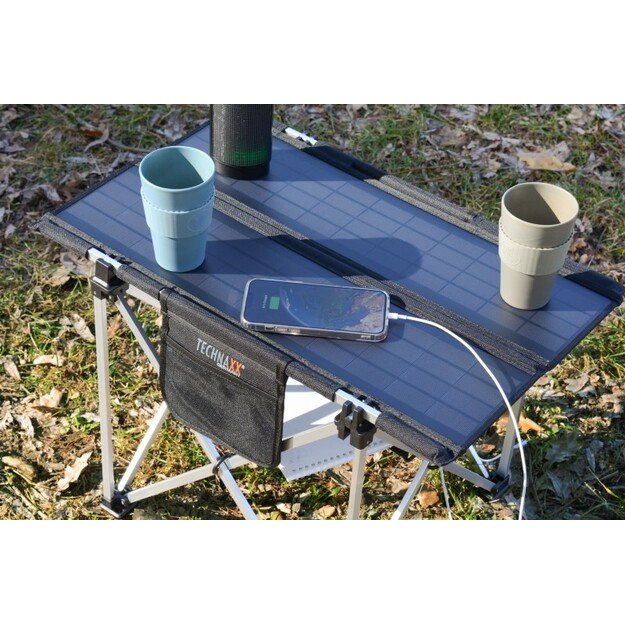 Technaxx - Foldable Solar Camping Table - 20W