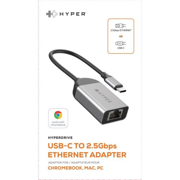 Targus - HyperDrive USB-C to 2.5Gbps Ethernet Adapter