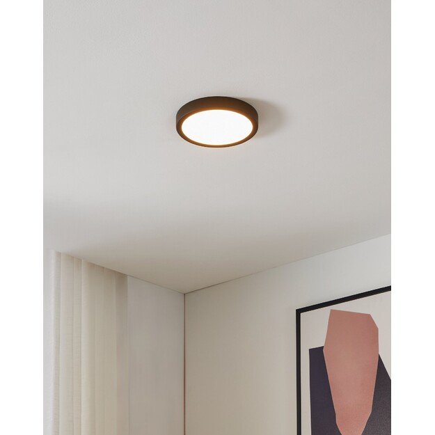 EGLO - Fueva-Z ceiling lamp black Ø21 - TW - Zigbee, Bluetooth