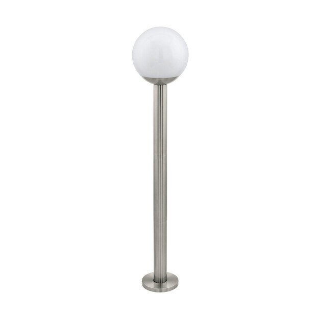 EGLO - Nisia-Z outdoor floor lamp stainless steel and white H98 - RGB + TW - Zigbee, Bluetooth