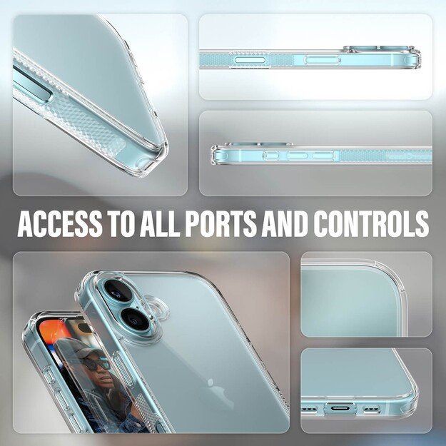 PanzerGlass - HardCase - iPhone 16 - Transparent