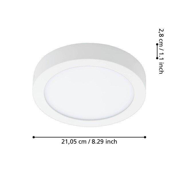 EGLO - Fueva-Z ceiling lamp white Ø21 - TW - Zigbee, Bluetooth