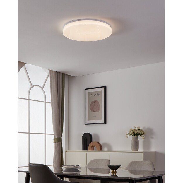 EGLO - Totari-Z ceiling lamp white with crystal effect Ø53 - TW - Zigbee, Bluetooth