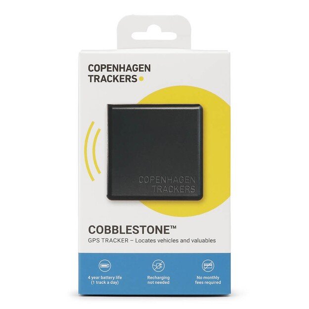 Copenhagen Trackers - Cobblestone GPS Tracker (100% free to use, no subscription)