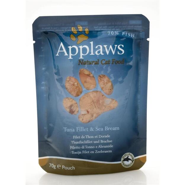 Applaws - Wet Cat Food 70 g pouch - Tuna & Sea Bream (178-004)