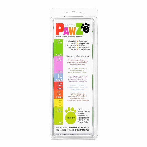 PAWZ - Dog Boots Tiny - Apple Green (632.8040)