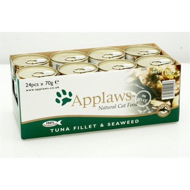 Applaws - 24 x Wet Cat Food 156 g - Tuna & Seaweed