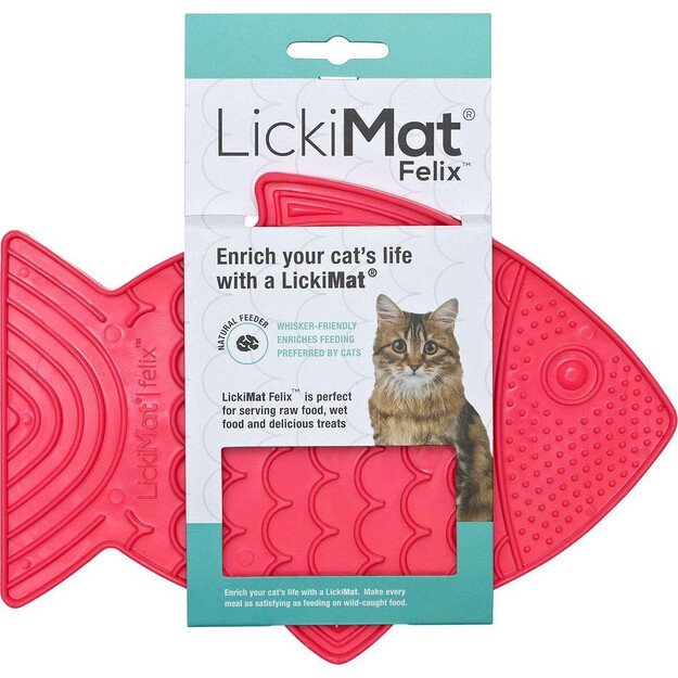 LICKIMAT - Cat Felix Pink 22X16Cm - (785.5390)