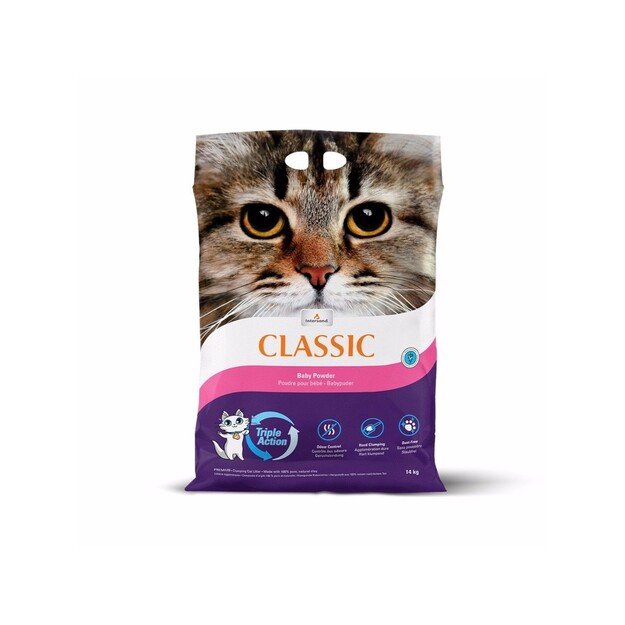 Intersand - Catlitter Extreme Classic Baby Powder 14kg - (18014)