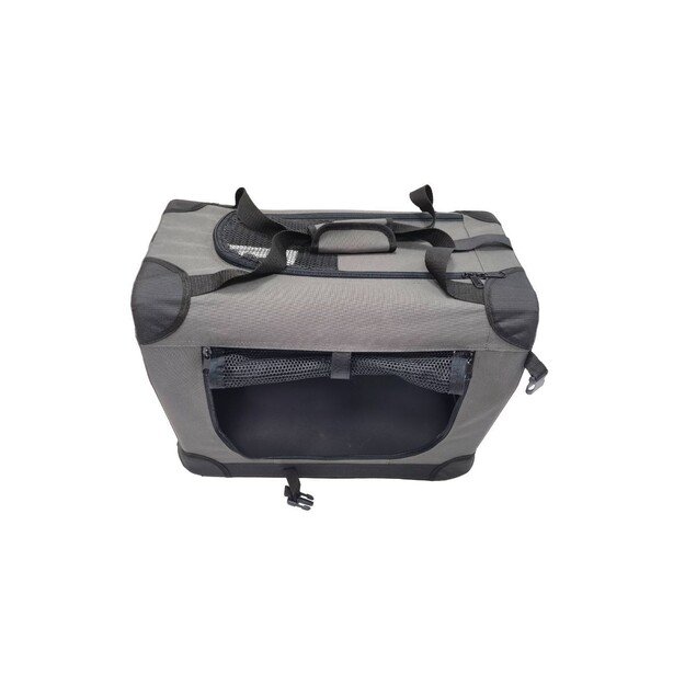 LS Petproducts - Soft Dog Crate - L - Grey - (700024101236)