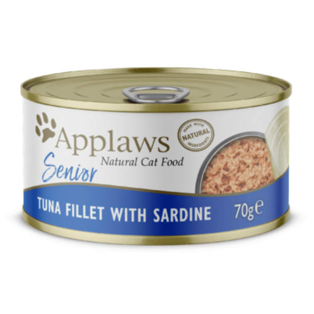 Applaws - Senior - 24 x Wet Cat Food 70 g - Tuna sardines