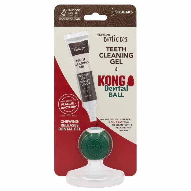 TROPICLEAN / KONG - Dental Ball S 2-11kg