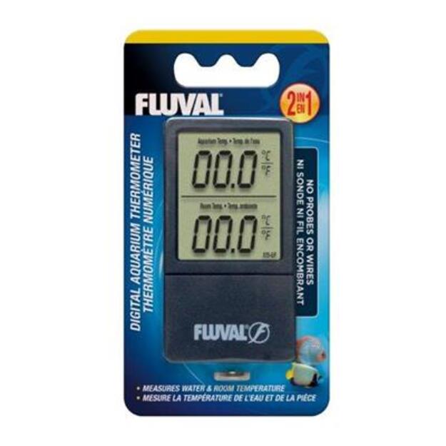 Fluval - 2-in-1 Digital Aquarium Thermometer - (H11193)