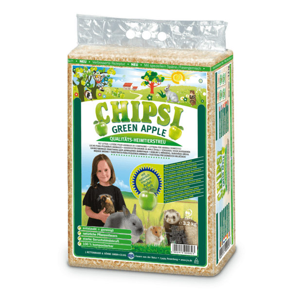 JRS Petcare - Chipsi Plus Apple Bedding shavings 3.2kg - (400297300082)