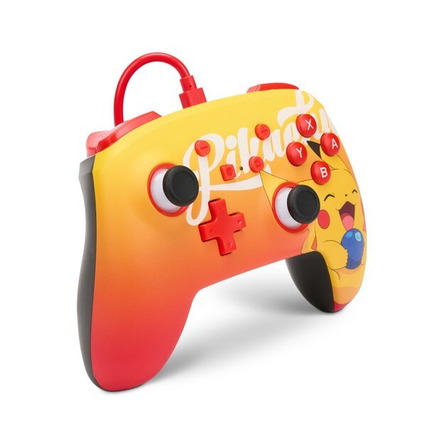 PowerA NSW ENH Wired Controller - Oran Berry Pikachu /Nintendo Switch