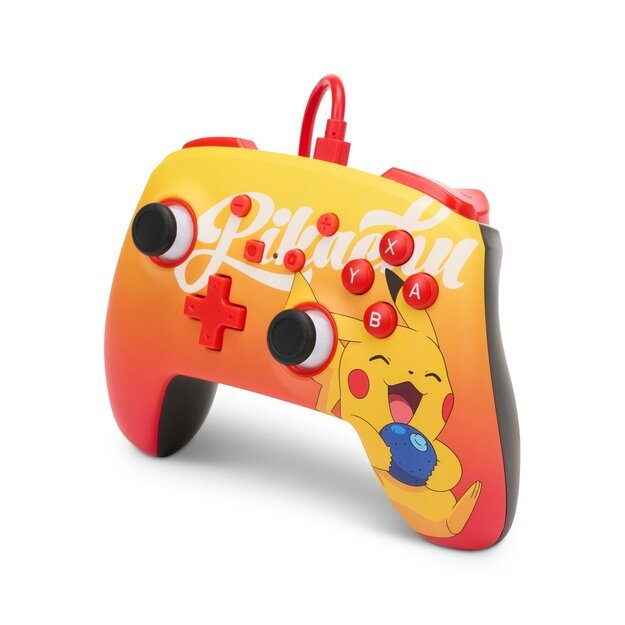 PowerA NSW ENH Wired Controller - Oran Berry Pikachu /Nintendo Switch