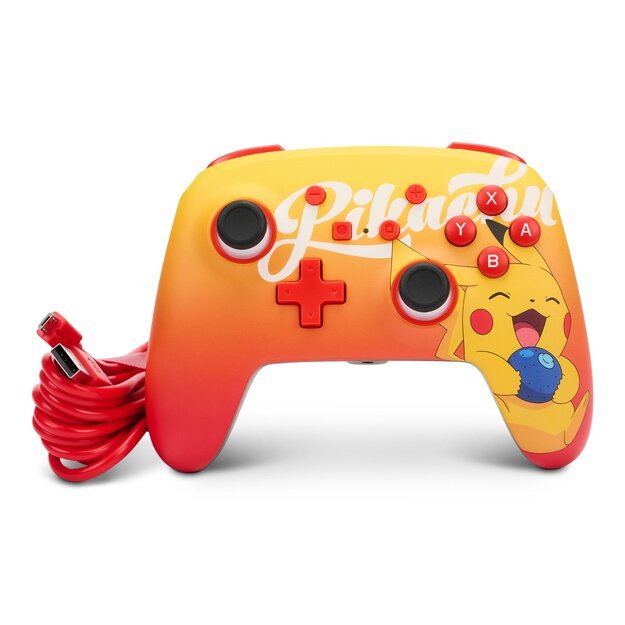 PowerA NSW ENH Wired Controller - Oran Berry Pikachu /Nintendo Switch