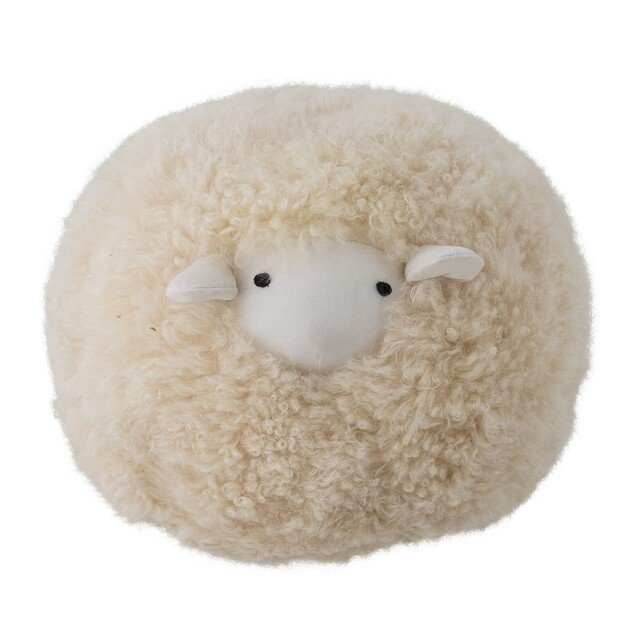 Bloomingville MINI - Rubert Soft toy, Nature, Lambskin - (82064087)