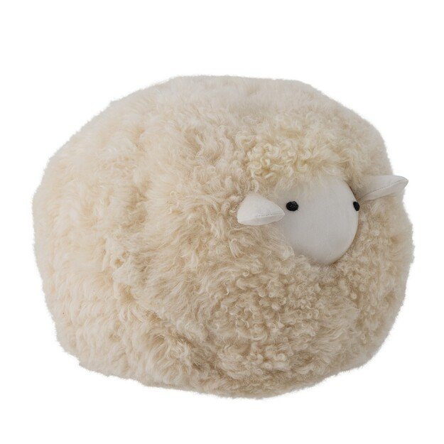 Bloomingville MINI - Rubert Soft toy, Nature, Lambskin - (82064087)